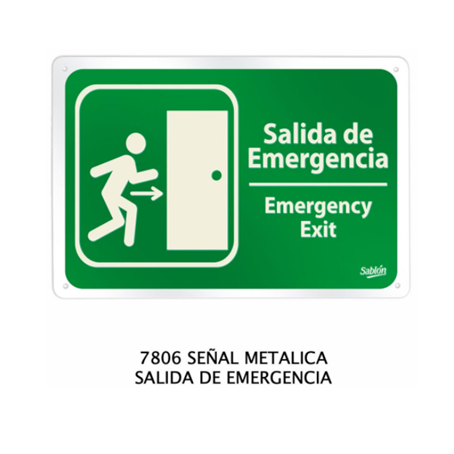 7806 SENAL SALIDA DE EMERGENCIA